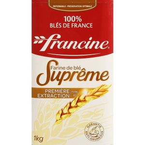 FARINE LEVURE Francine Farine de Blé Suprême 1 kg