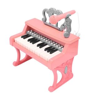 CLAVIER MUSICAL KEENSO Piano Enfant 25 Touches Rose Jouet Musique 