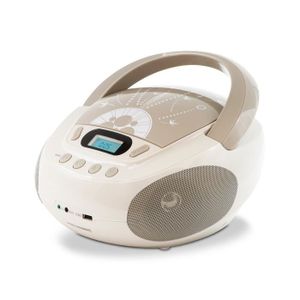 BALADEUR CD - CASSETTE Lecteur CD MP3 Soft Grey avec port USB - Nuances d