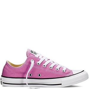 converse basse violette