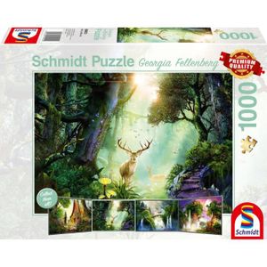PUZZLE Puzzle - SCHMIDT SPIELE - Chevreuils dans la forêt