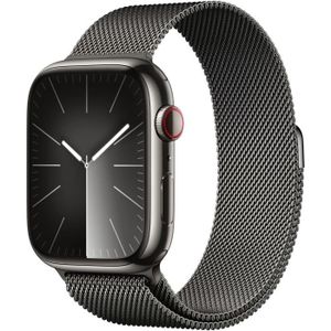 MONTRE CONNECTÉE Apple Watch Series 9 GPS + Cellular - 45mm - Boîtier Acier Graphite - Bracelet Graphite Milanese Loop