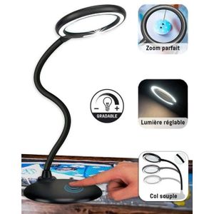 Lampe loupe de bureau à leds Lightcraft 8076LED