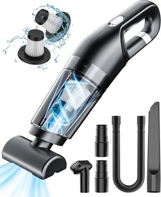 Mini Aspirateur Voiture Sans Fil 9000 Pa - Portable 2 En 1 Aspiration/Soufflage, 3 Vitesses, HEPA Mini Aspirateur Voiture Sans Fil 9000 Pa - Portable 2 En 1 Aspiration/Soufflage, 3 Vitesses, HEPA