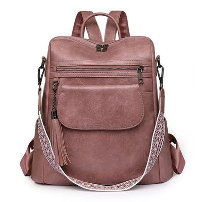 Grand Sac à Dos En Cuir American West Style Western - Marron, Fait Main, Neuf Sans étiquette