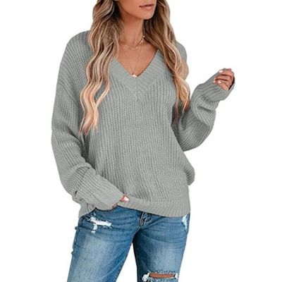 PULL CHANDAIL Pull en cachemire pour femme Demi col roule Automne et hiver Tricot en laine Gris Cdiscount Pret a Porter