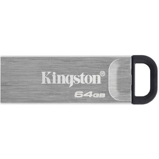 KINGSTON Clé USB DataTraveler® Kyson 64Go - Avec élégant boîtier métal sans capuchon