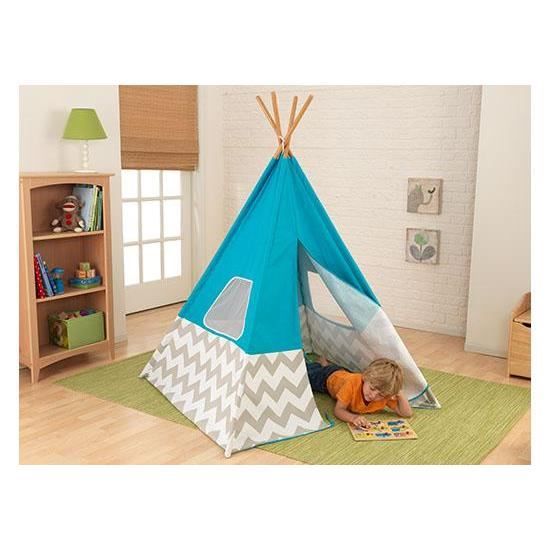 Tente Tipi D Indien Pour Chambre D Enfant Turquois Cdiscount Jeux Jouets