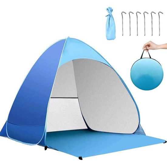 Tente Dôme Pop-up Portable Pour Bébé Petour Grise - Pliable Et Légère Pour Extérieur