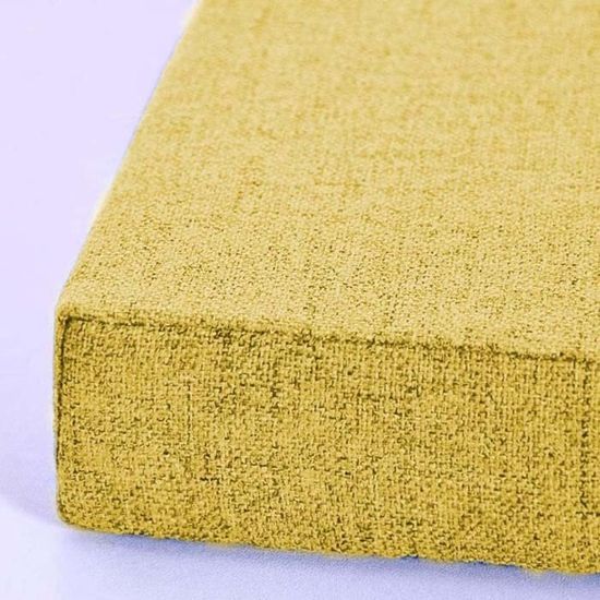 Coussin Rehausseur Carré Épais 10 Cm Orange - Confort Extra Pour Chaise, Voiture Et Bureau (30x30x10 Cm)