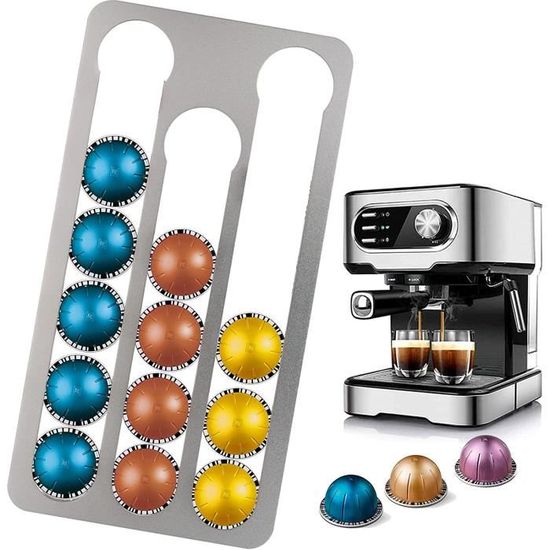 Navaris Tiroir à Capsule de Café - Rangement Support pour Dosette Machine à Café Nespresso