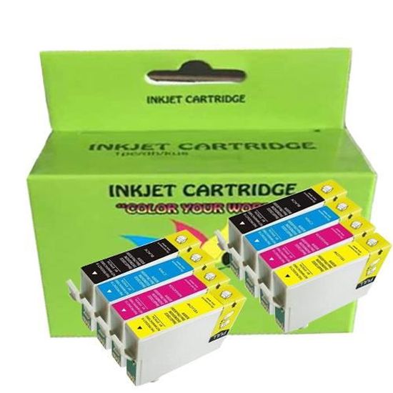Cartouche 8 D Encre Pour Epson Stylus Sx100 Sx105 Imprimante Cdiscount Informatique