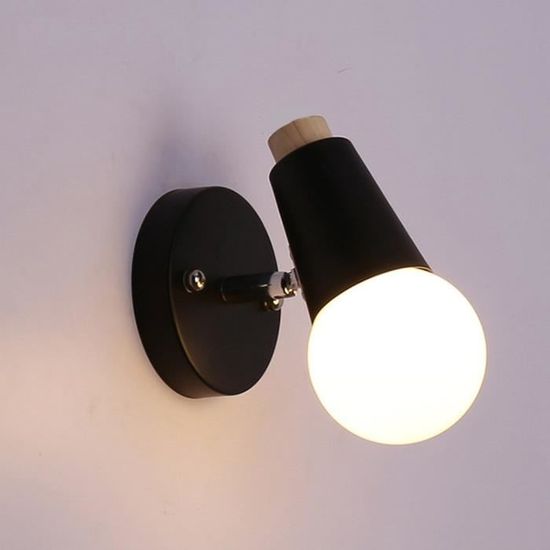 Douille Murale E27/E27 Réglable 180° - Support Lampe Fer Doré Pour Salle De Bain, Chambre (or) - 12