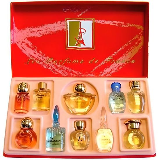 Charrier Parfums Luxe Top Ten Coffret de 10 Eau de Parfums Miniatures Total 53,3 ml