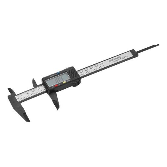 Pied à Coulisse Numérique 0-6 Pouces (150 Mm) – Grand écran LCD – DC-304 – Avec Pile – Chine