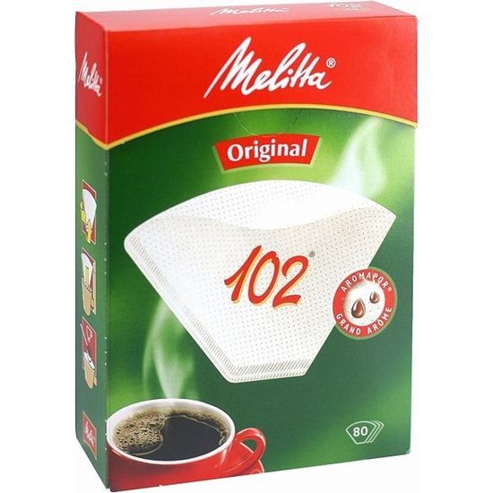 Filtre à café MELITTA 80 filtres brun 102 - 8-10 tasses