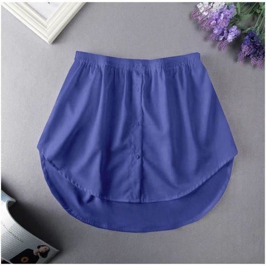 3 Pièces Extensions De Chemise Femmes Extensions Mini Jupe Chemise Extension De Chemise Ajustable Ceinture Élastique Jupon Sous Robe Femme Mini Jupe Extenseurs De Jupe