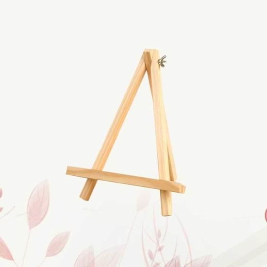 Lot De 6 Mini Chevalets En Bois – Porte-cartes, Présentoir Pour Photos, Calendriers, Menus, Petit Et Léger - 6