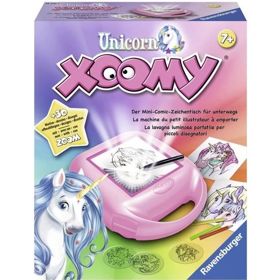 Xoomy midi licornes - Ravensburger - Atelier à dessins - format voyage - Dès 7 ans