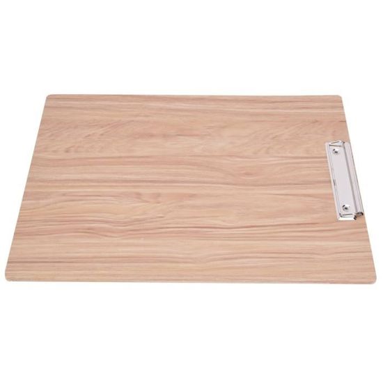 Planche à Dessin Portable 8K - Bois Et Métal, Clip Solide, Pour Croquis, écriture, Voyage - 40x28,8 Cm