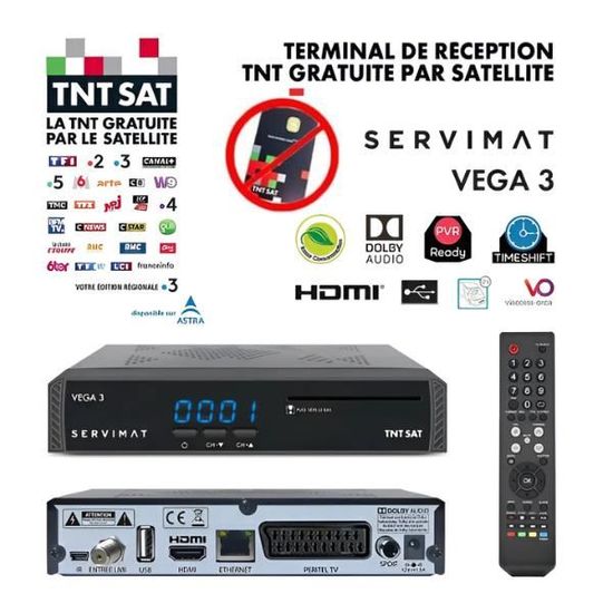 Decodeur Satellite Hd Tntsat