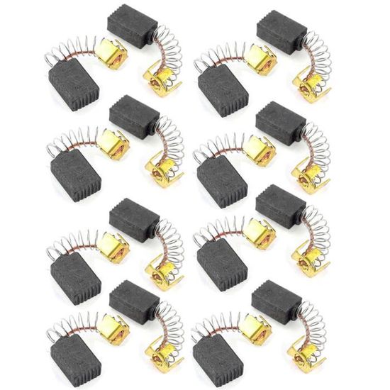 SOURCING MAP Moteur Carbone BrossesPcs Détachée 5mm X 8mm X 15mm Pour