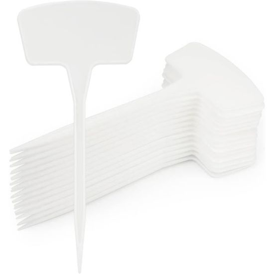 100pcs Étiquettes Marque Plantes Plastique Arbre De La Plante Imperméable Tags Jardin En Plastique Epais Etiquettes Suspendues Etiquettes De Plantes De Fleursblanc 85572199