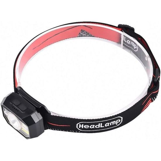 Mini Lampe Frontale LED Réglable – Clip Pour Casquette, étanche, Rechargeable USB