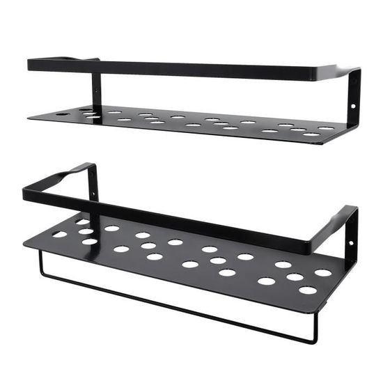 2 étagères Murales Flottantes En Inox – 40,6 Cm – Pour Salle De Bain, Cuisine, Rangement Pratique Et Design