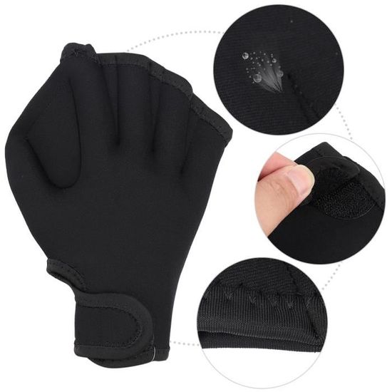 Gants Palmés Natation Adulte/enfant - Néoprène 2mm Pour Surf, Plongée Et Fitness Aquatique