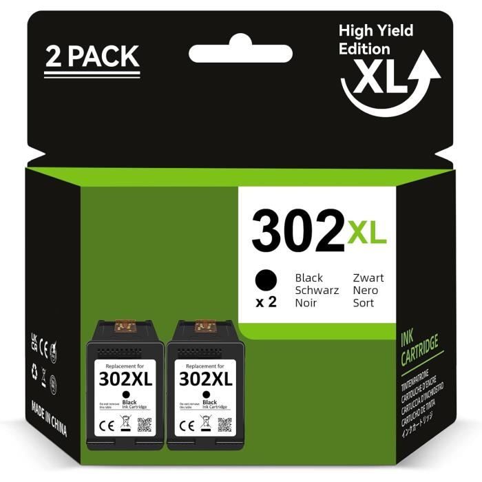 Cartouche D'encre Couleur 302 XL Compatible HP - Pour Deskjet 1210, 2130, 3630, Officejet 3830, Envy 4510, Etc.