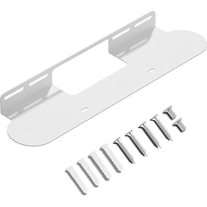 Support mural pour barre de son Sonos Beam Compatible avec Sonos Beam Gen 1 Gen 2 Blanc [122