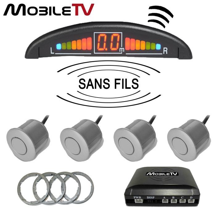 Car Rover Sans fil Camion Cam/éra de Recul Syst/ème de Stationnement avec 7 HD TFT Monitor