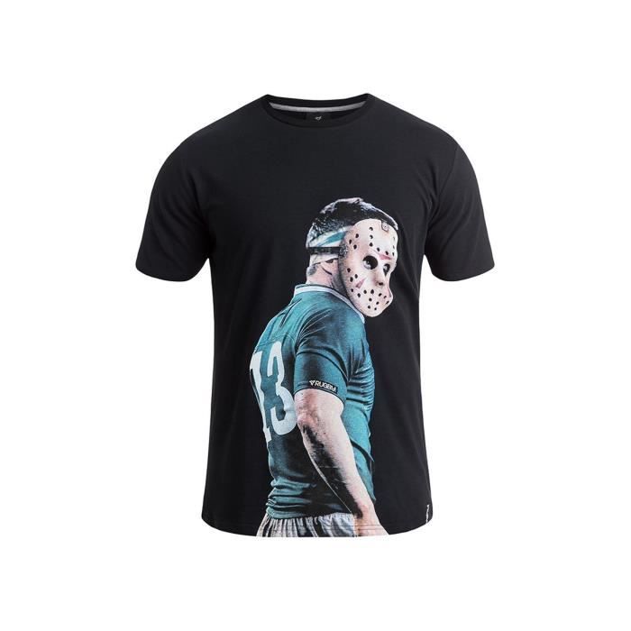 RUGBY DIVISION - Tee shirt manches courtes VENDREDI 13 noir