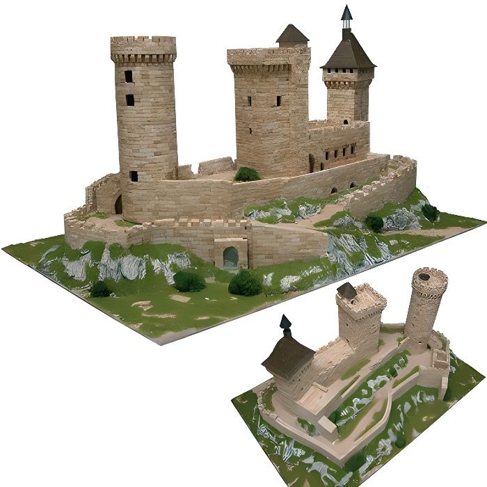 Maquette en céramique - Château de Foix, France