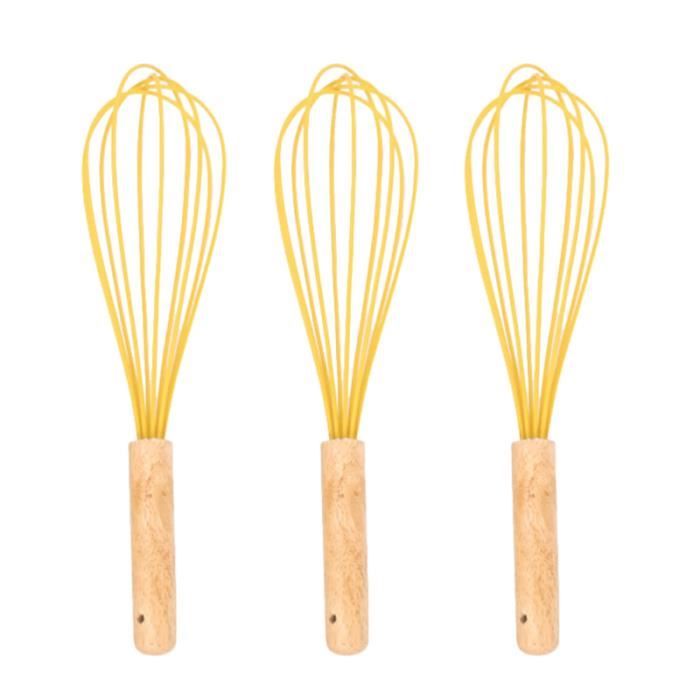 3 pcs Pratique Batteur À Oeufs Fouet Main Mousseur Lait Mélangeur Cuisine Gadget Outil De BATTEUR ELECTRIQUE - FOUET ELECTRIQUE