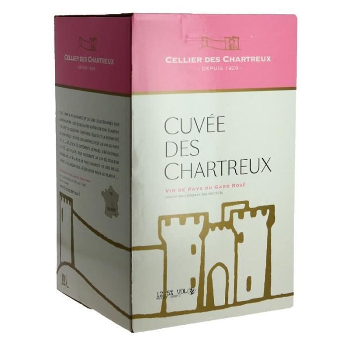 CELLIER des CHARTREUX Rosé BIB 10 litres