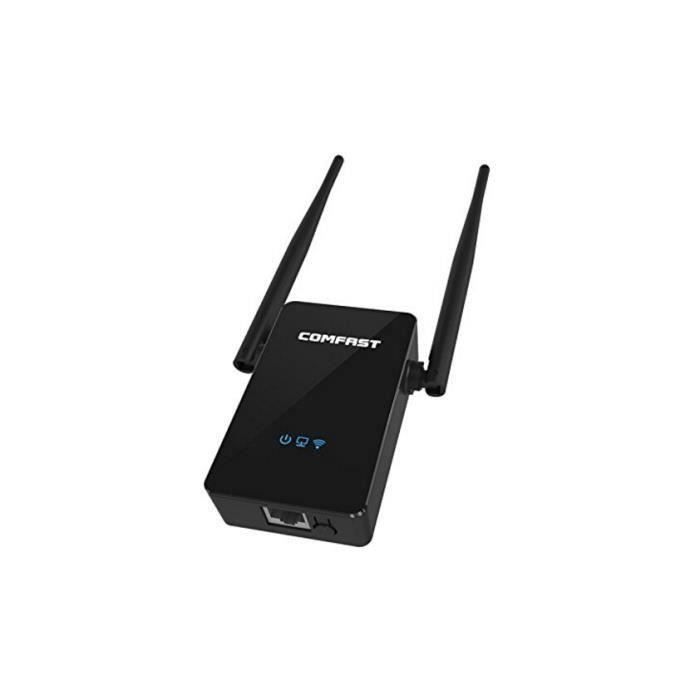 Répéteur Wifi, 3 en 1 Mode Mini Routeur Wifi sans fil à Double Fréquence 300mbps Extender Amplificateur de Signal avec 2 HH11007