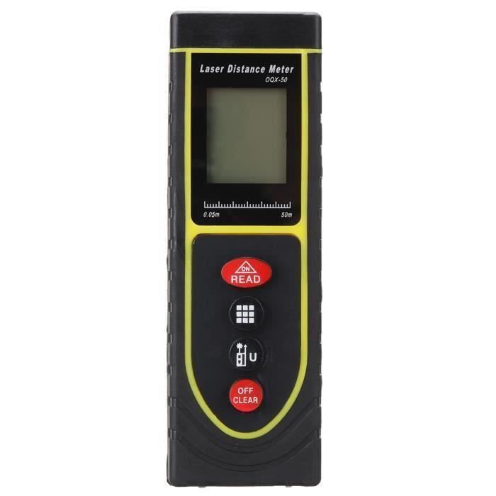 NEUFU 50M LCD Télémetre Laser Numérique Haute Précision Mesure Mètre Distance (Sans Piles) Vert