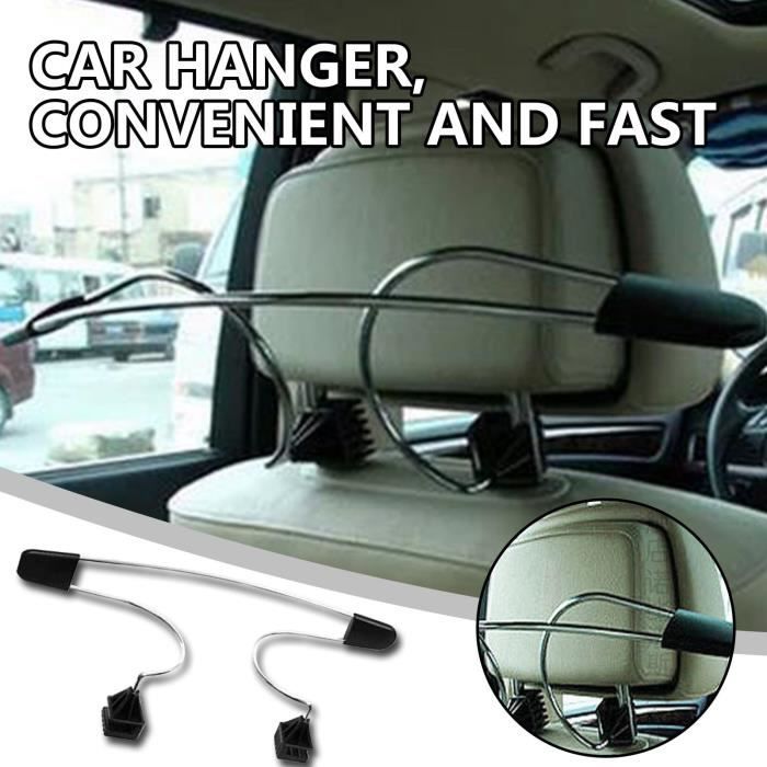 Nouveaux cintres en acier inoxydable Cintres de voiture Cintres de voiture Cintres de boutique automatique Miaienu 195