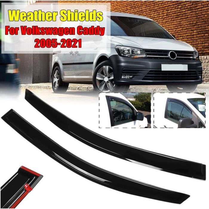 Attelage,Déflecteur de vitre latérale de voiture,pour Volkswagen Caddy 2005 2006 2007 2008 2009 2010-2021,protections