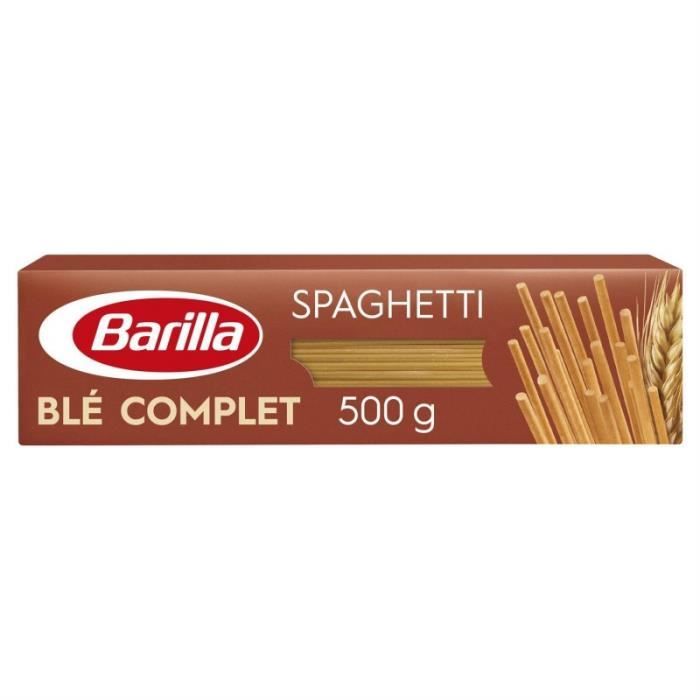 BARILLA - Integrale Spaghetti N°5 Au Blé Complet 500G - Lot De 4