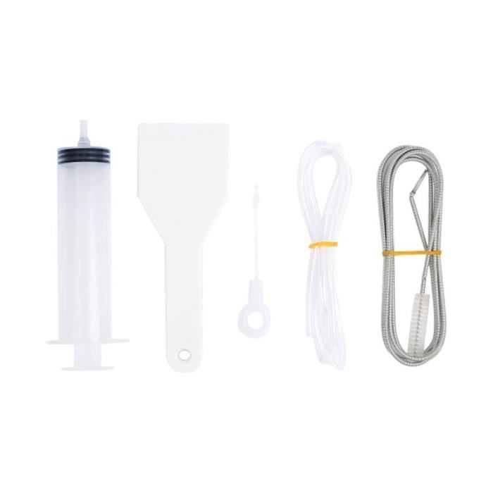 DAMILY® 5pcs Réfrigérateur drague sortie d'eau tuyau en acier inoxydable dégivrage pelle tuyau d'aspiration