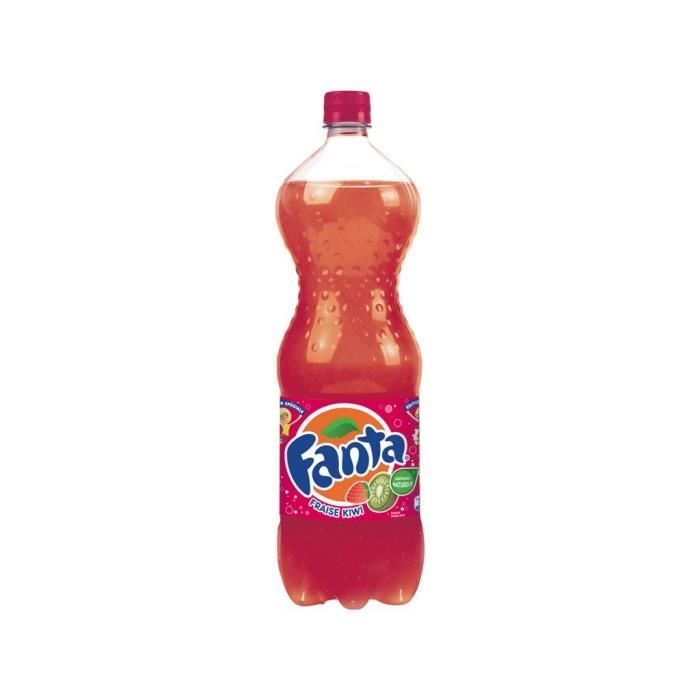 Fanta Fraise Kiwi 1,5L (lot de 12)