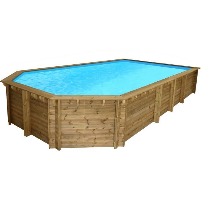 Piscine bois - Bogota - - 9.38 x 5.20 x 1.45 m