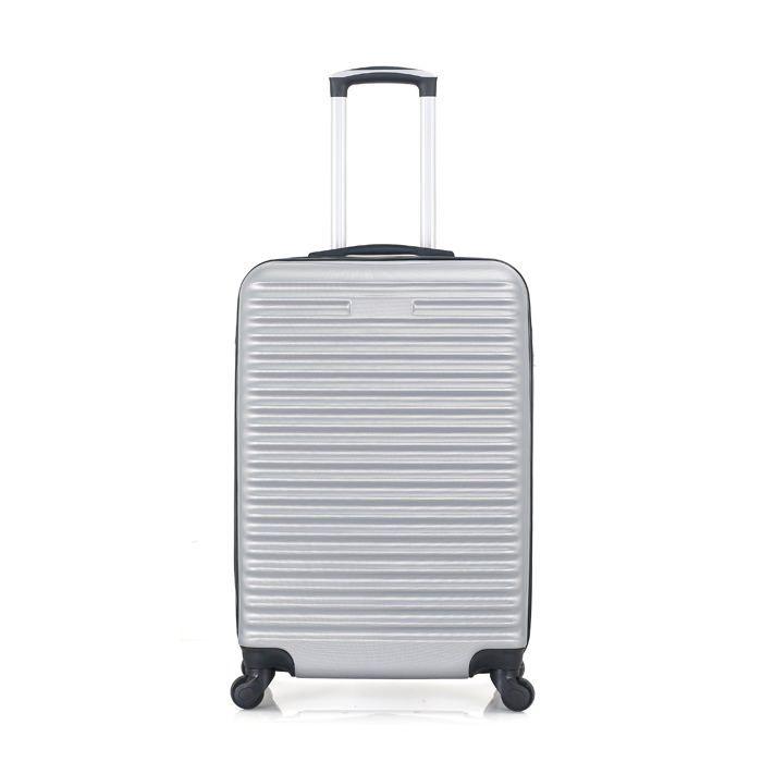 HERO – VALISE WEEK-END - ABS – 65cm – 4 roues – TANGRA – GRIS