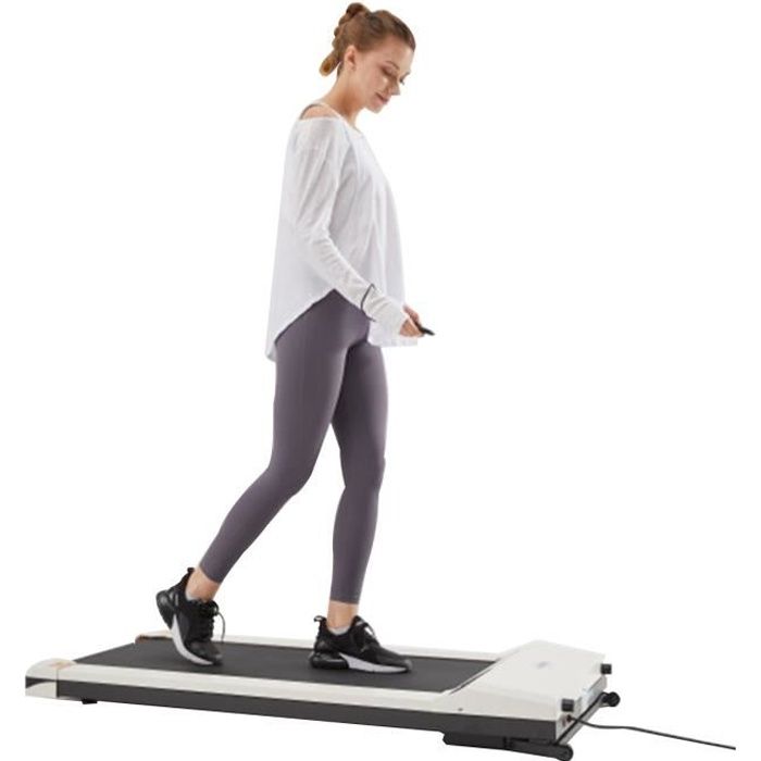 LONTEK Tapis de course F512 Vitesse de 6km/h,12 programmes d'entrainement avec APP Gfit