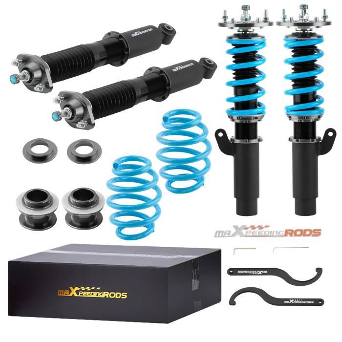 Racing Coilovers Shock Struts pour BMW E46 Touring Sedan Coupe 3 Series 1999-2006 Amortisseurs réglables