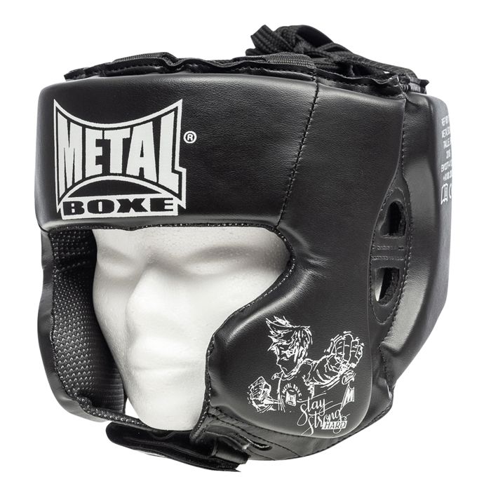 METAL BOXE Casque Entraînement - Enfant - Noir