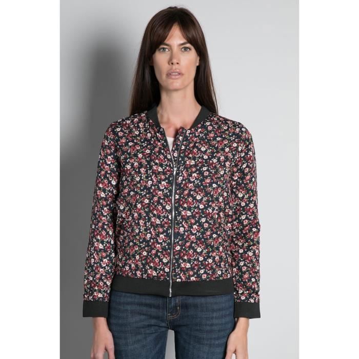 DEELUXE Blouson teddy à fleurs SUZON Black Flower
